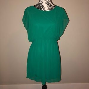 Francesca’s Green Aline dress